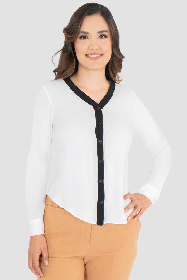 Blusa lisa manga larga - Santory Ropa (7467150409795)