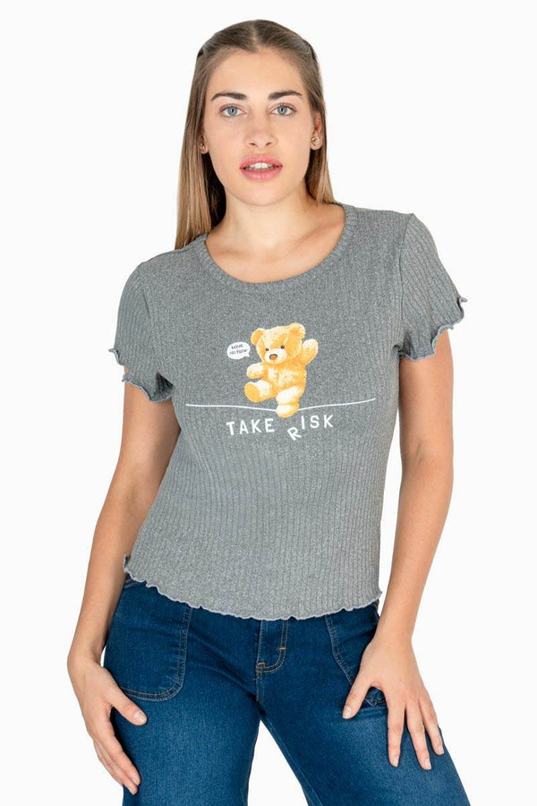 Playera estampada manga corta - Santory Ropa (7450058555459)