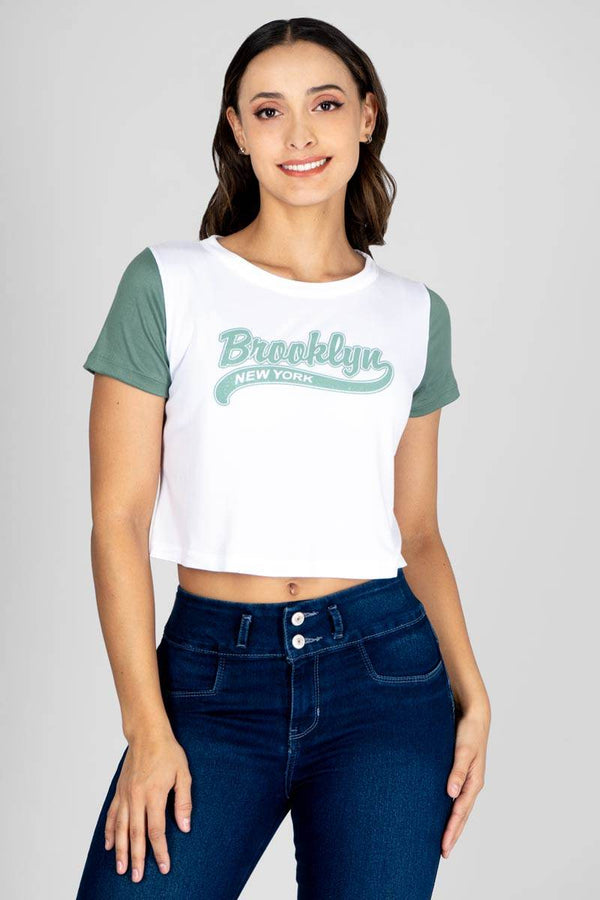 Playera cuello redondo manga corta - Santory Ropa (7040469565507)