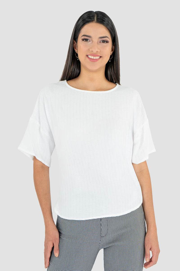 Blusa lisa manga corta - Santory Ropa (7467880251459)