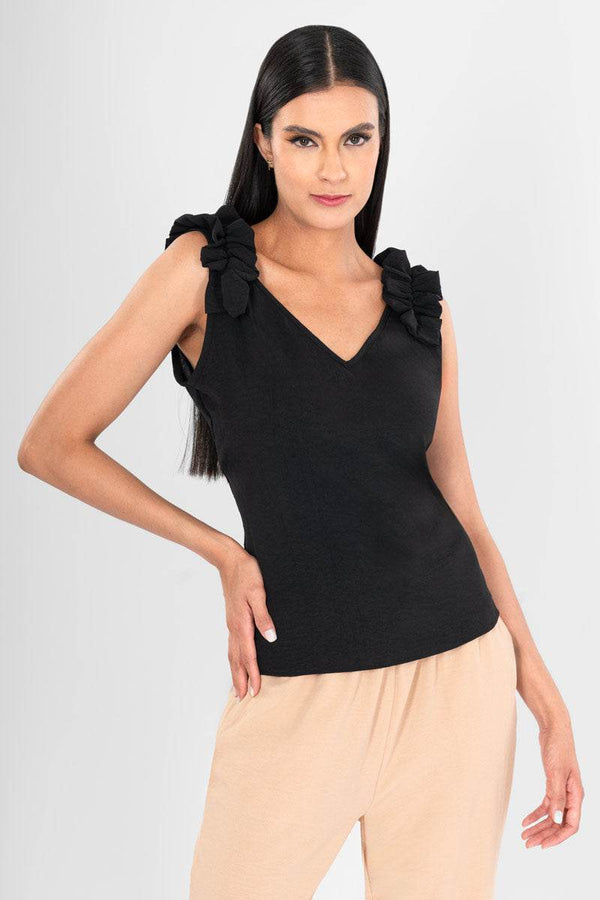 Blusa sin manga con olanes - Santory Ropa (7391891488835)