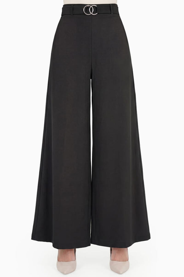 Pantalón con cinturón de hebilla