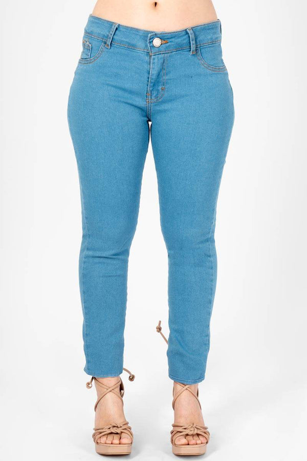 Jeans básico con bolsas - Santory Ropa (7417451774019)