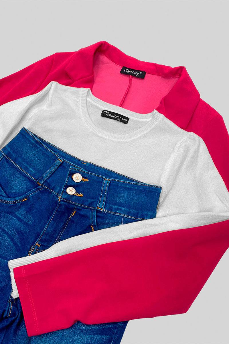 Saco crop liso - Santory Ropa  (7310207451203) (7273267626051)