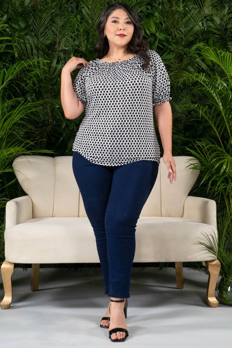 Blusa estampada escote redondo - Santory Ropa  (7417450102851)