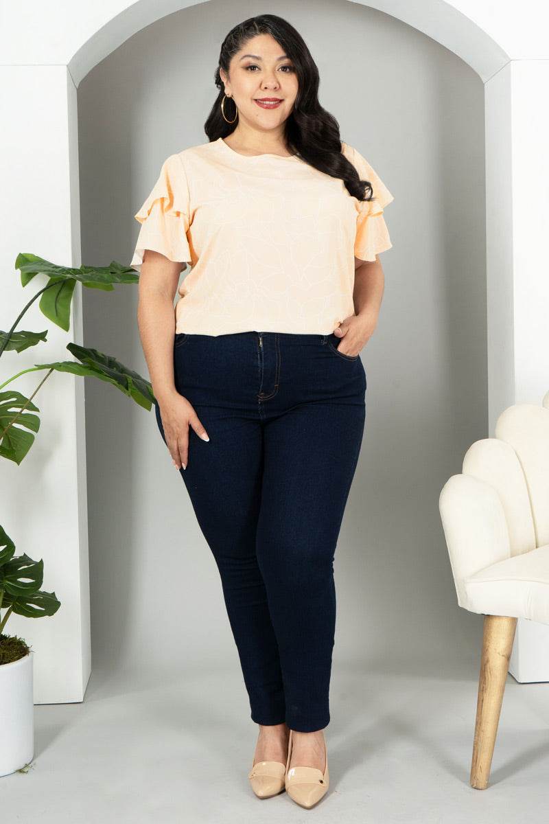 Blusa estampada manga corta - Santory Ropa  (7400770404419)