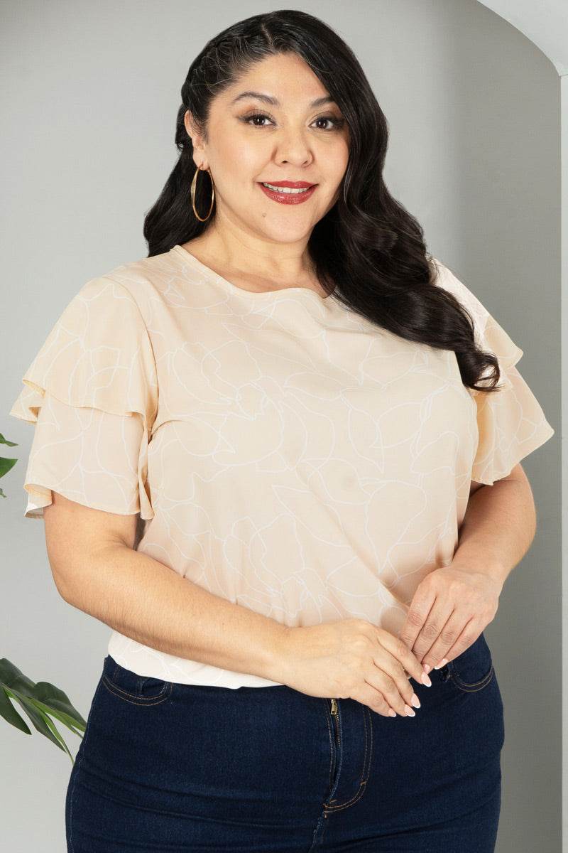 Blusa estampada manga corta - Santory Ropa  (7400770404419)