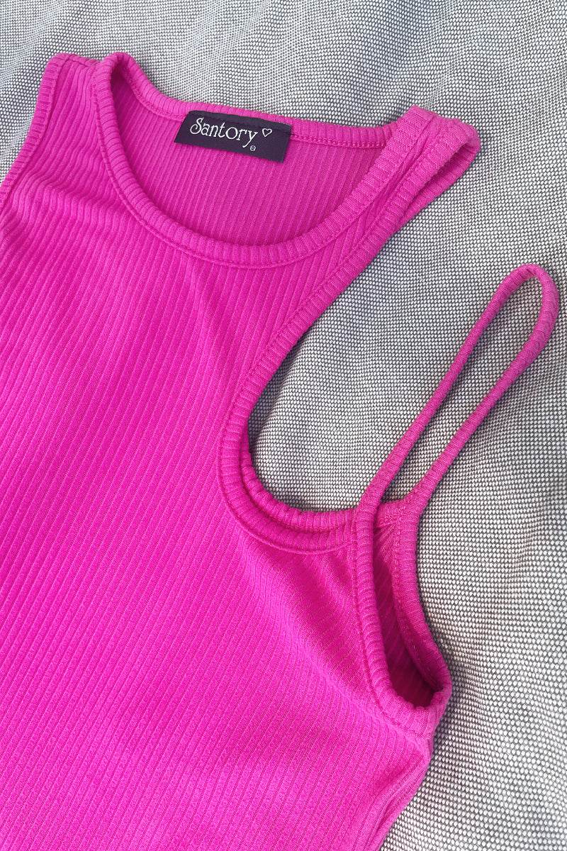 Vestido cut out en hombro - Santory Ropa  (6970537541699)