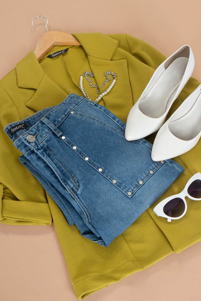 Saco con plisado - Santory Ropa  (7413150187587) (7423868764227)