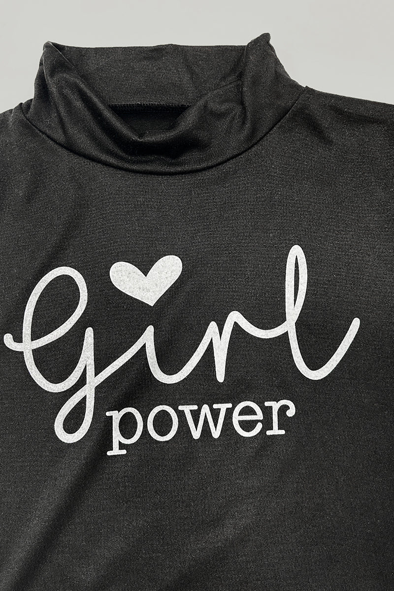 Playera estampada cuello alto (7306811375683)