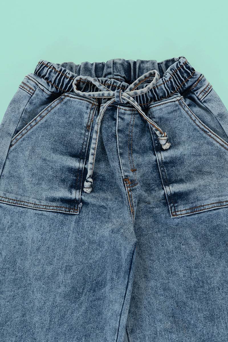 Jeans rectos con bolsas - Santory Ropa  (7435763318851)