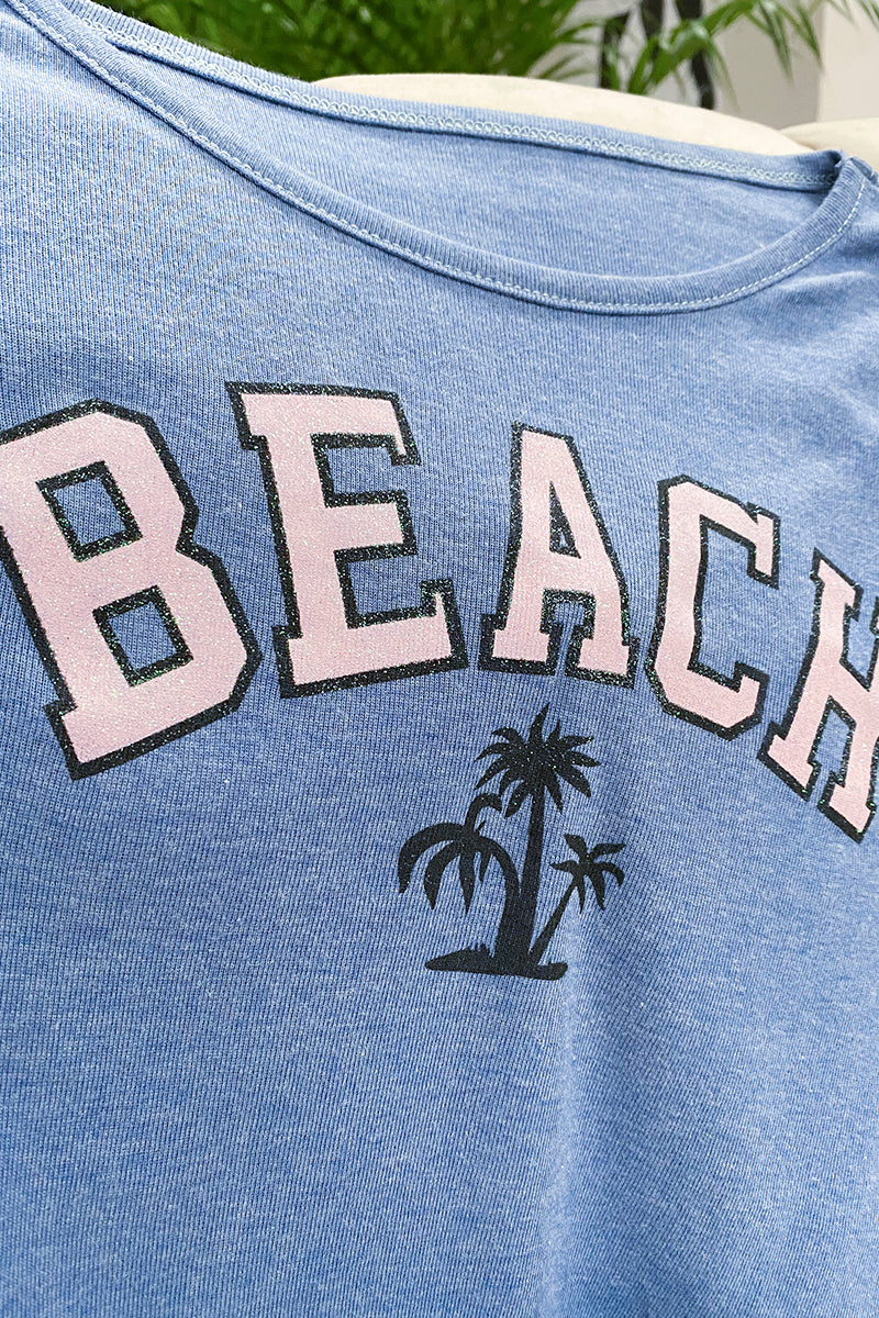 Playera corta con mestampado,transferenciasem19 (7102081531971)