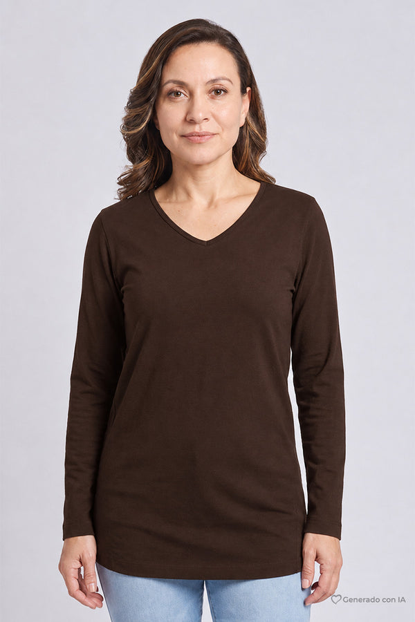 Playera térmica manga larga