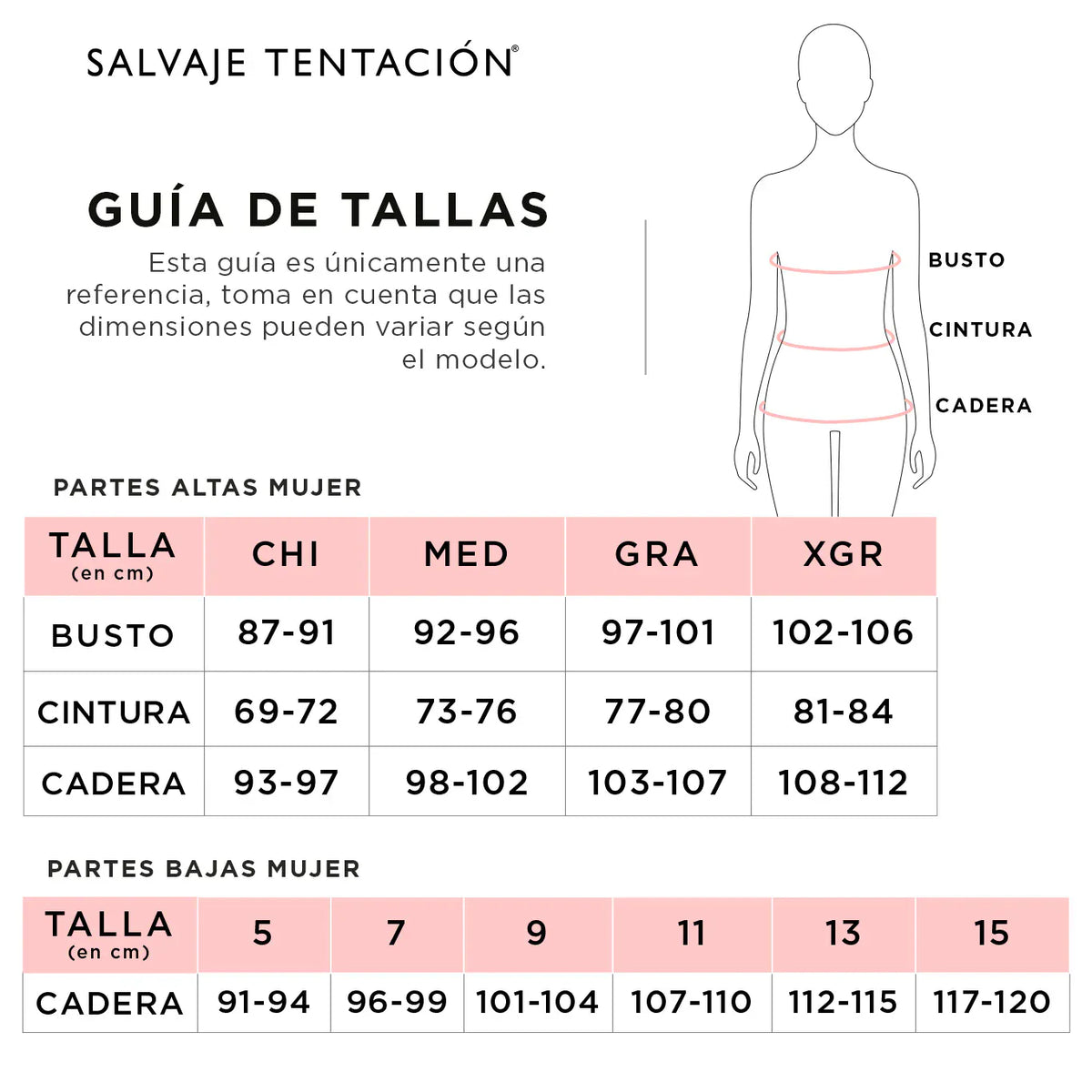 Guía de tallas