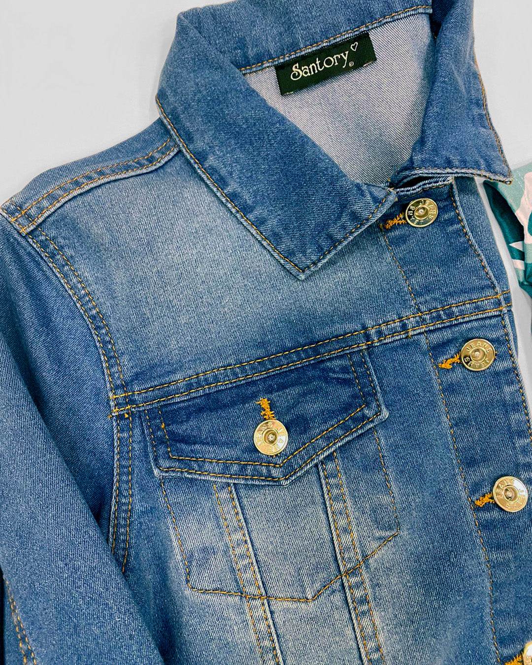 Santory Chamarras Para Mujer De Mezclilla Santory Chamarras De