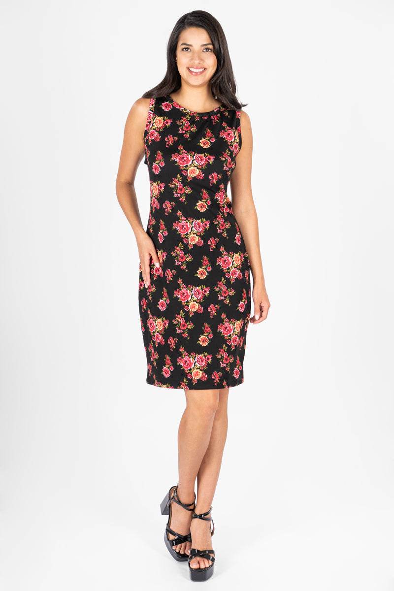 Vestido sin mangas con estampado - Santory Ropa  (7209199173699)