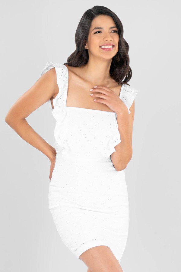 Vestido de tirantes y espalda descubierta - Santory Ropa  (7040474218563)