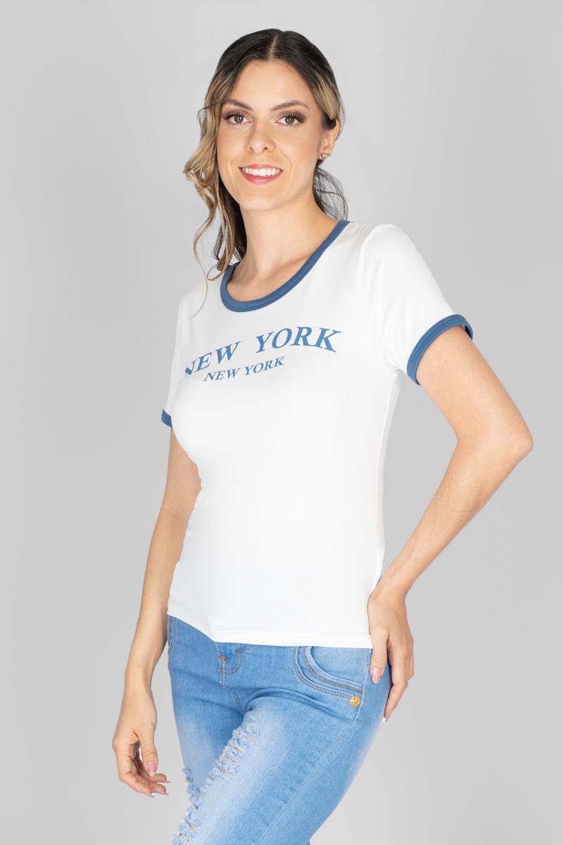 Playera estampada manga corta - Santory Ropa  (7256944771139)