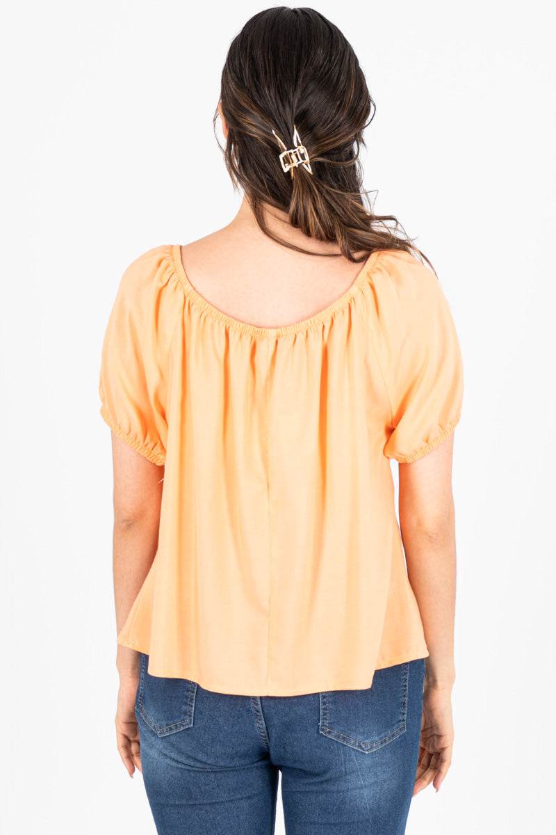 Blusa manga corta con borlas - Santory Ropa  (7148122341443)