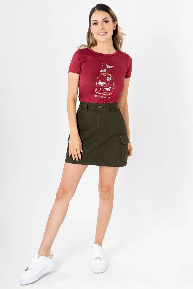 Falda tipo cargo - Santory Ropa  (7289363628099)