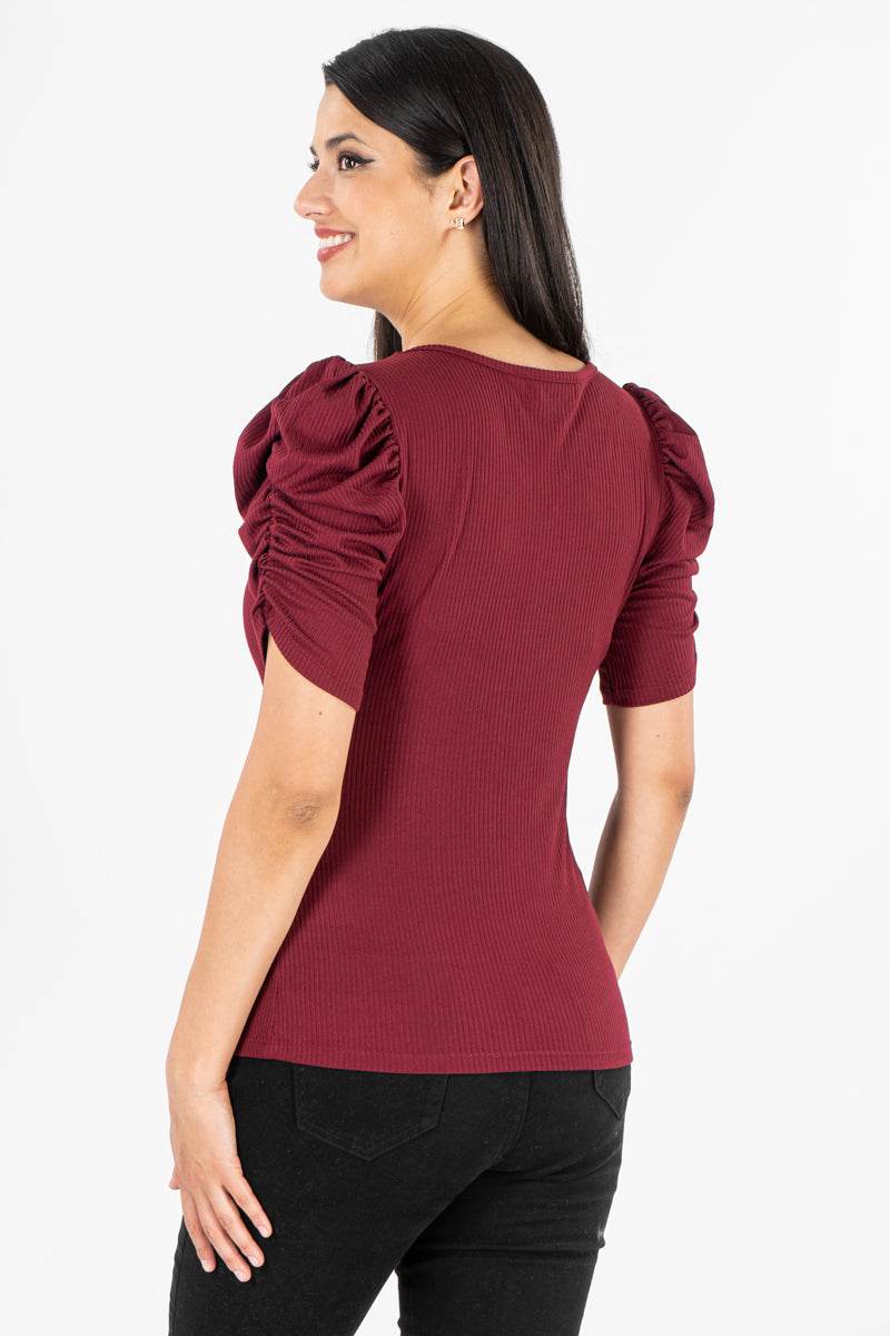 Blusa lisa escote v - Santory Ropa  (7286288678979)