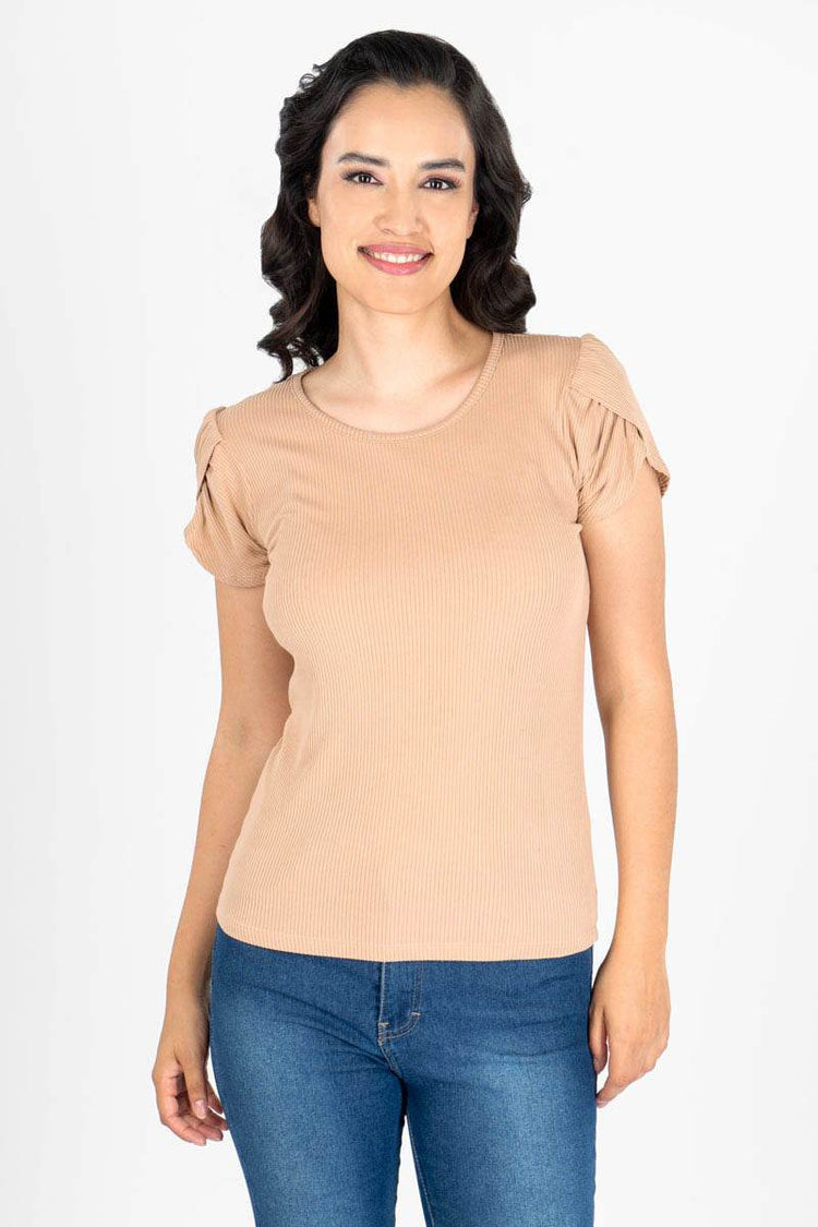 Blusa lisa cuello redondo - Santory Ropa  (7306811310147)