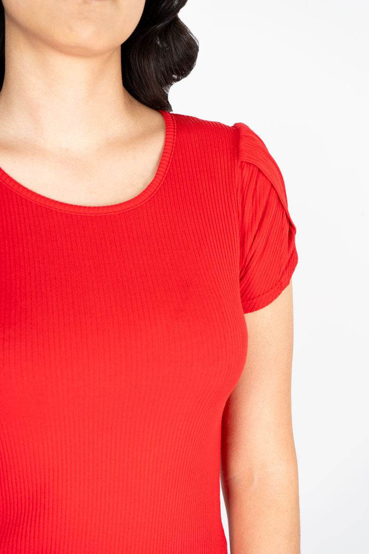 Blusa lisa cuello redondo - Santory Ropa  (7306811310147)