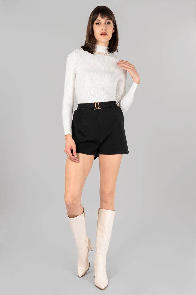 Short con bolsas y cinturón - Santory Ropa  (7313509318723)