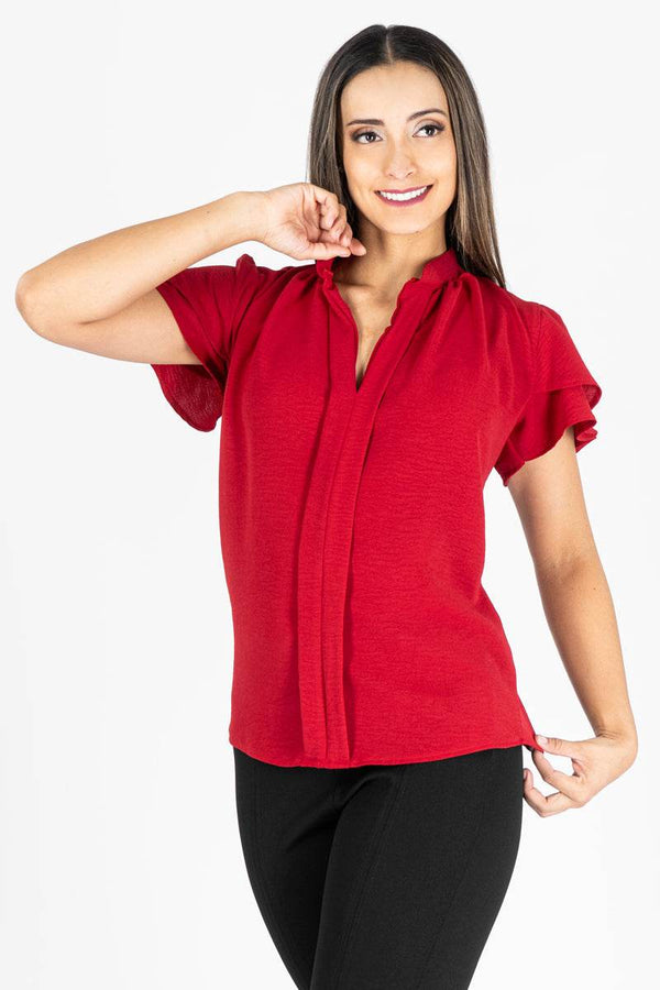 Blusa lisa manga envolvente - Santory Ropa  (7265561051203)