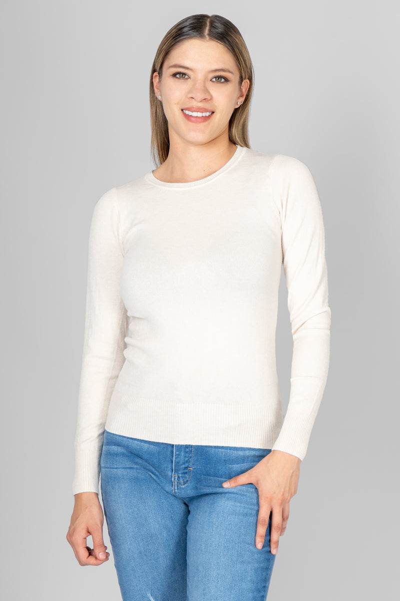 Suéter básico escote redondo - Santory Ropa  (7273267593283)