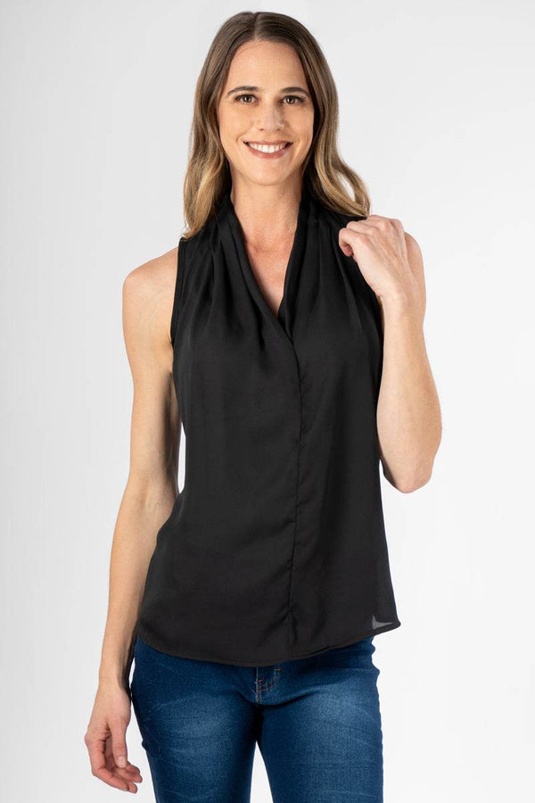Blusa manga corta con escote v - Santory Ropa  (7102080811075)