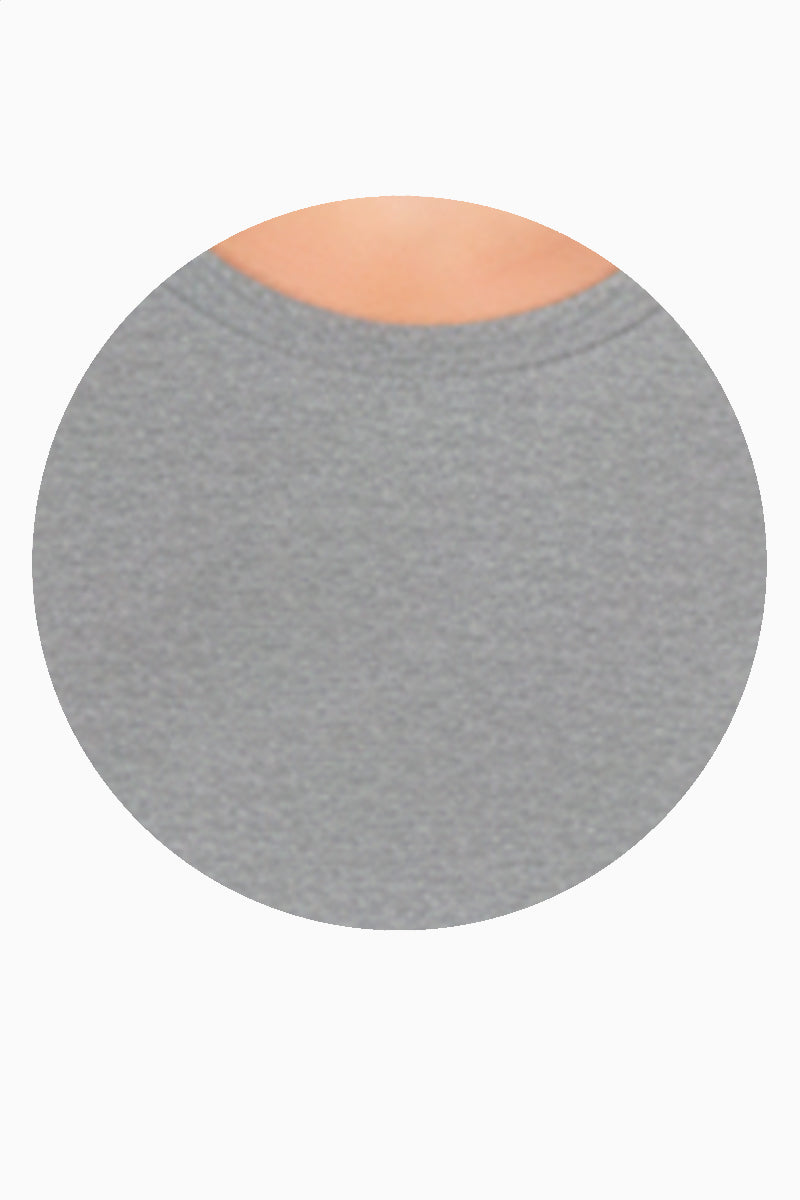 Playera básica manga corta y escote redondo