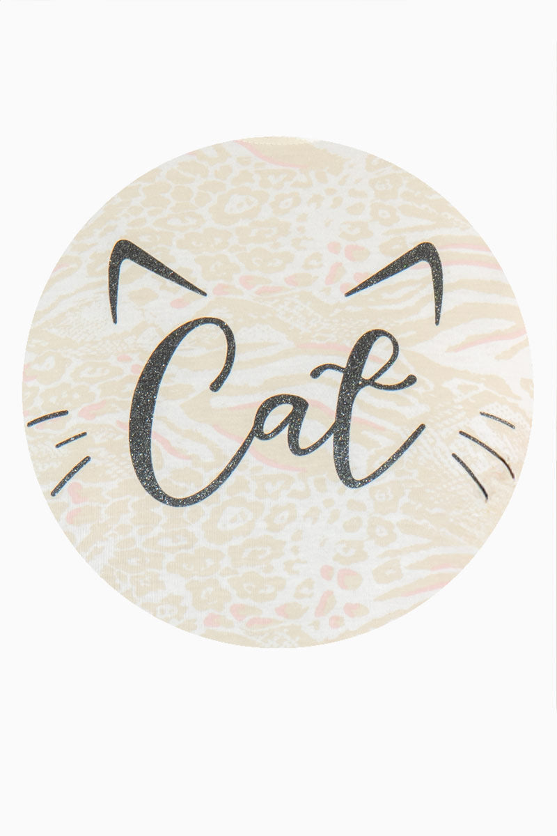 Playera con estampado cuello redondo y manga corta