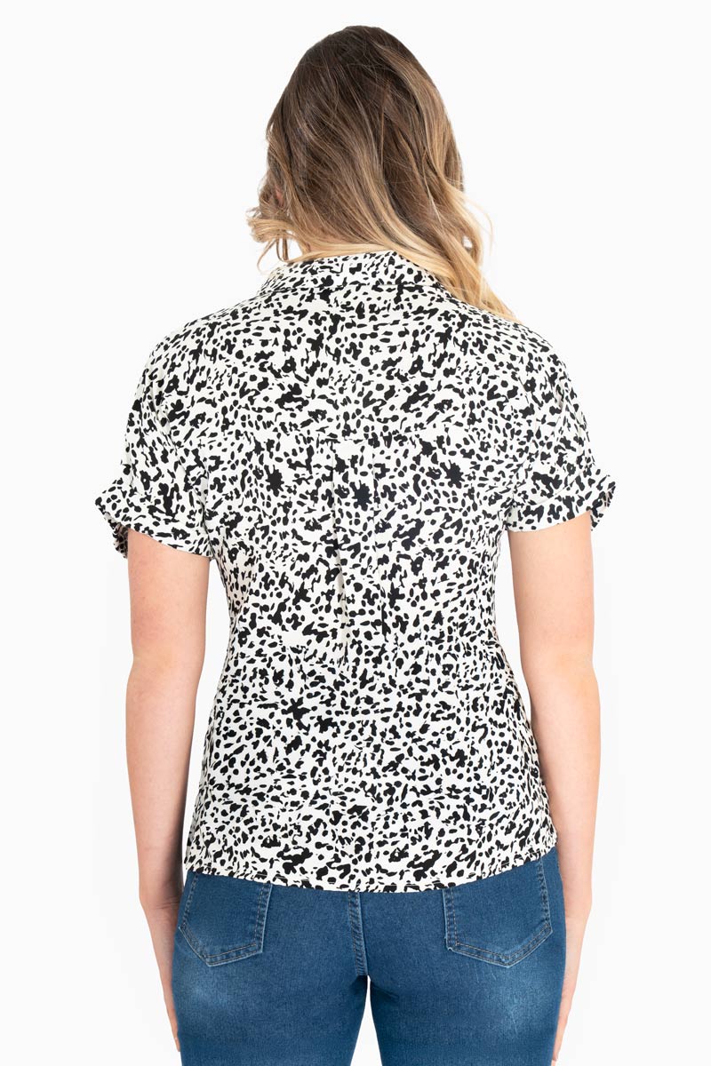 Camisa manga corta estampada