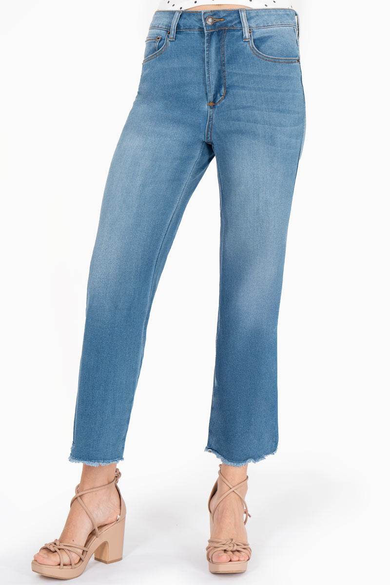 Jeans tiro medio rectos - Santory Ropa  (7457257193539)