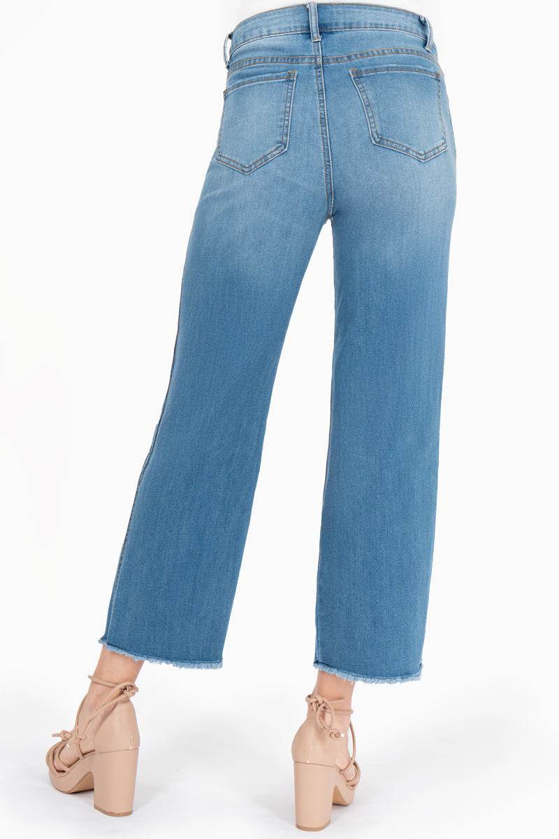 Jeans tiro medio rectos - Santory Ropa  (7457257193539)