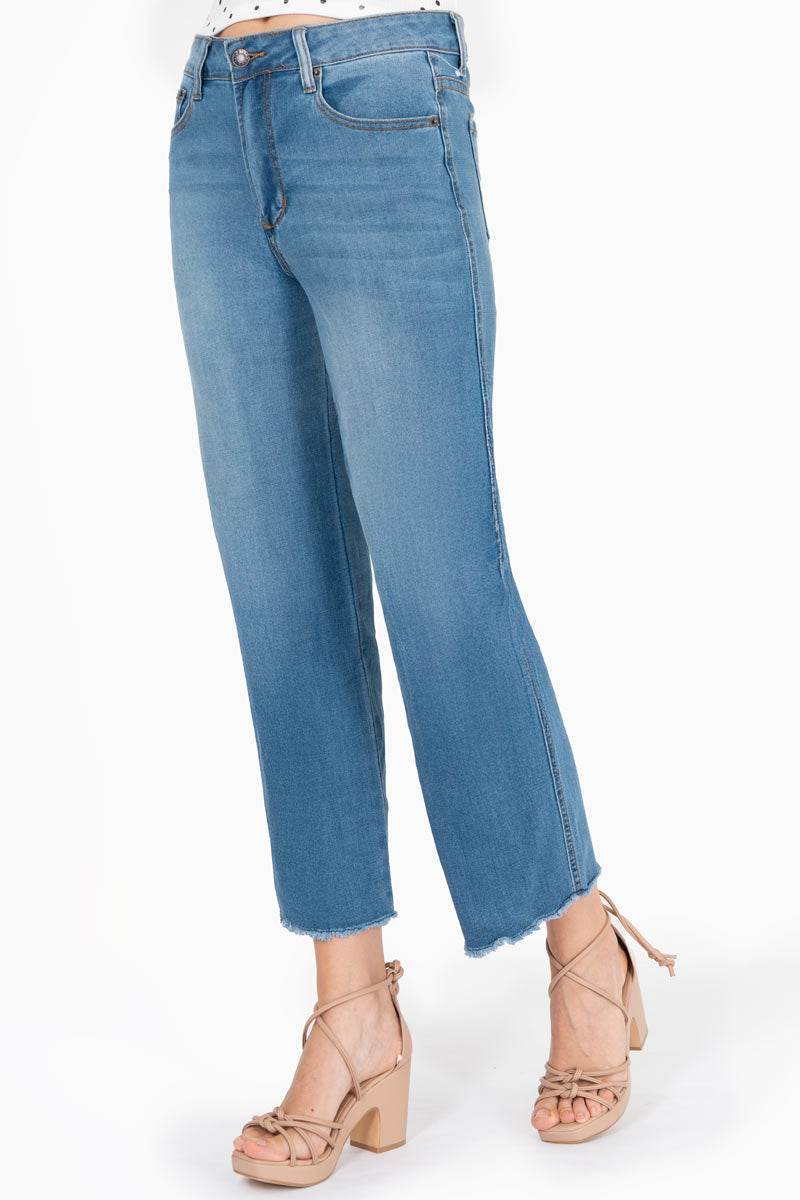 Jeans tiro medio rectos - Santory Ropa  (7457257193539)