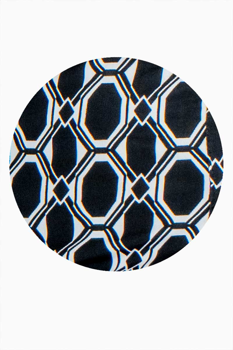 Camisa manga larga con estampado geométrico