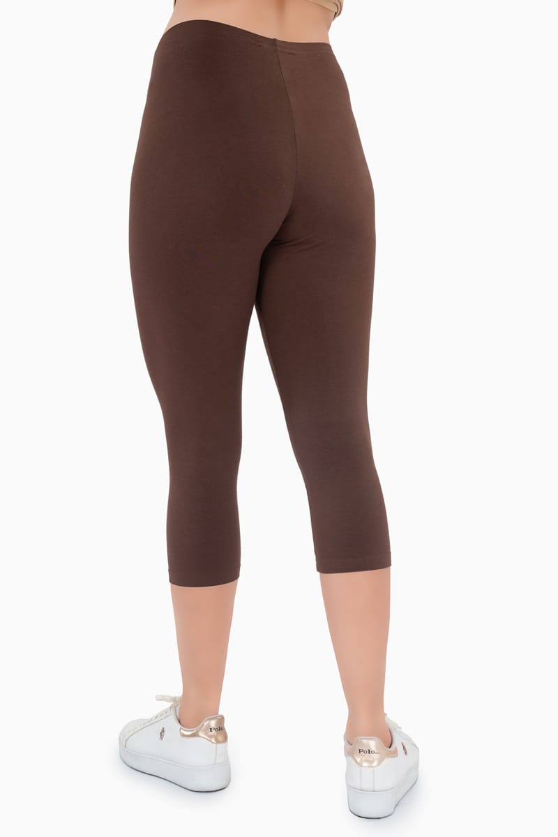 Legging capri con elástico