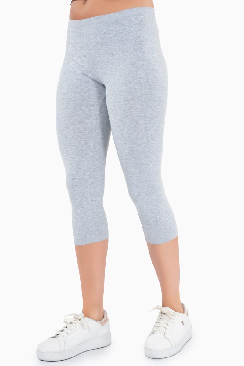 Legging capri con elástico