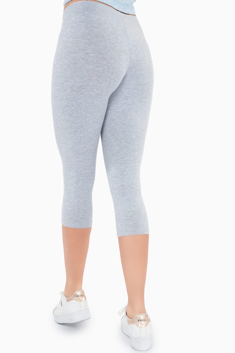 Legging capri con elástico