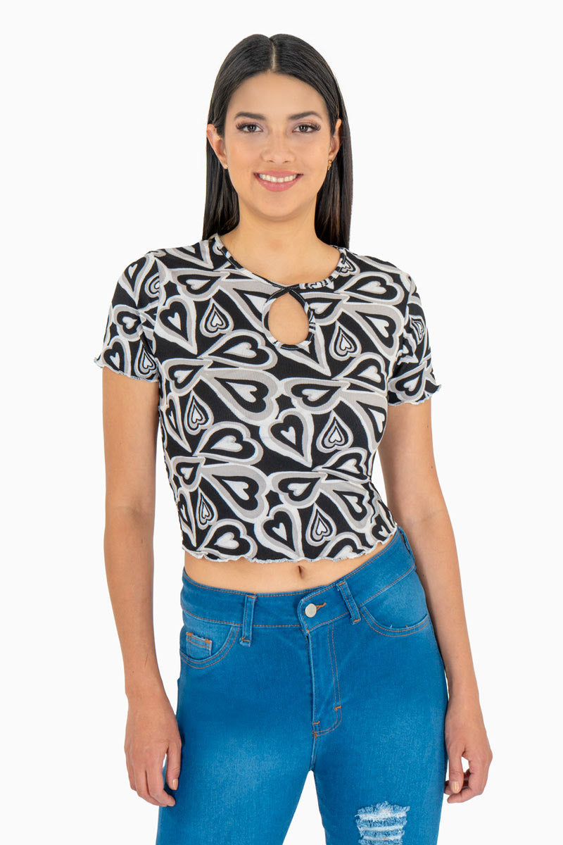 Playera de manga corta