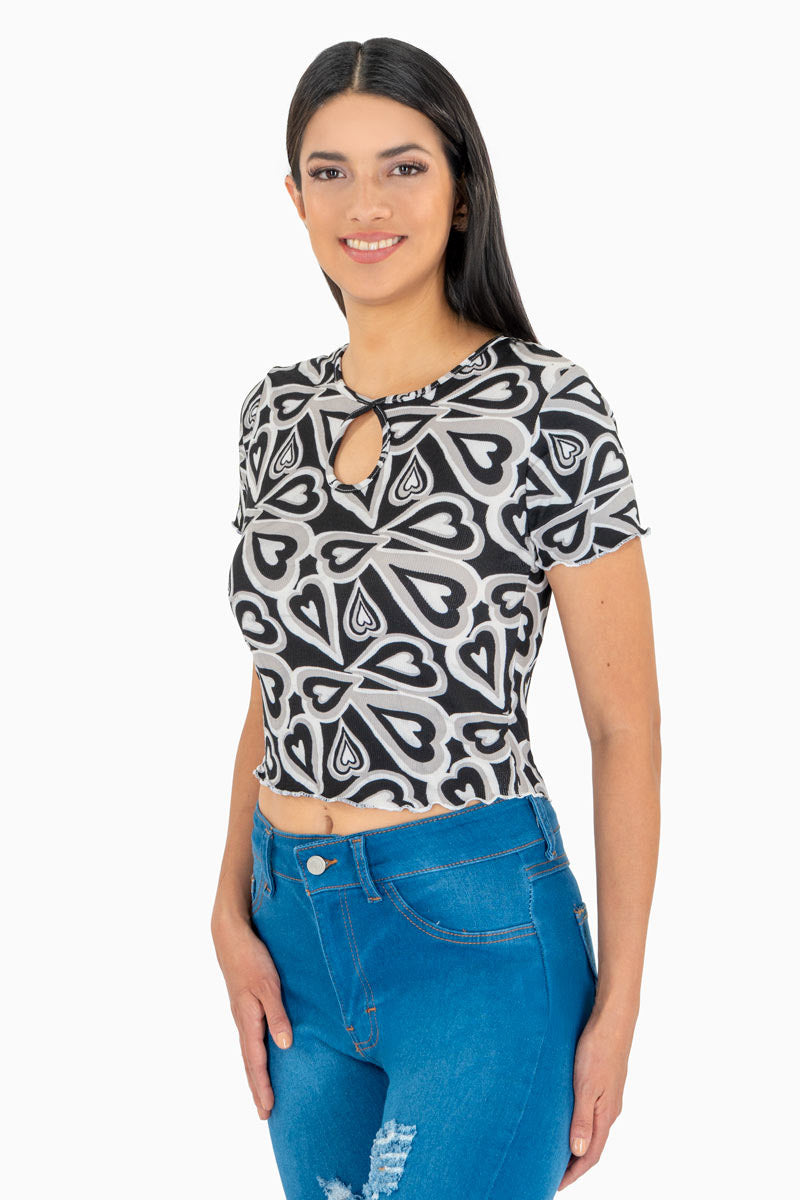 Playera de manga corta