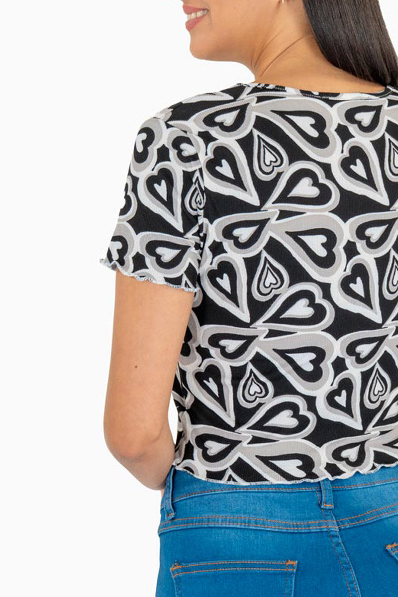 Playera de manga corta