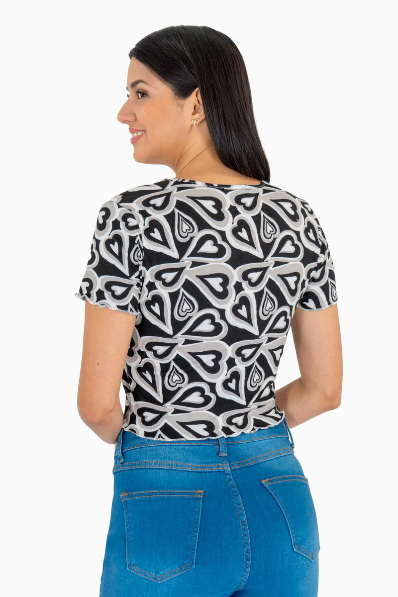 Playera de manga corta