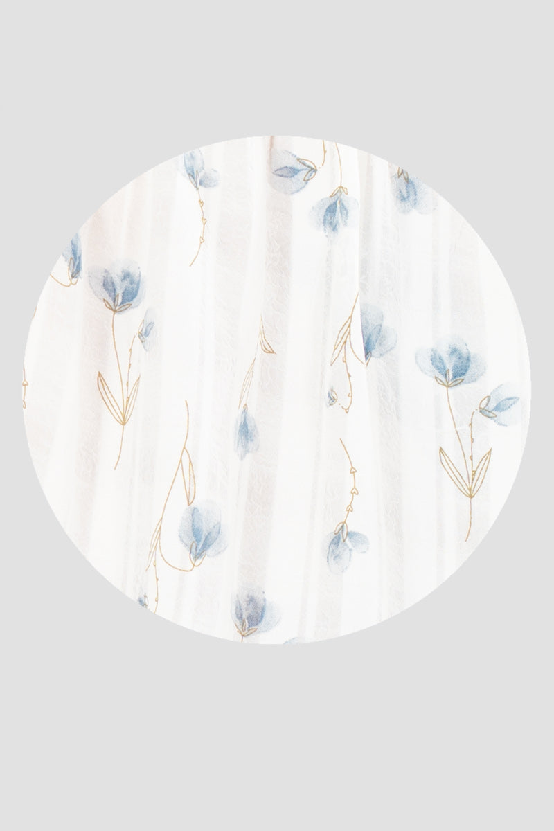 Blusa floral hombros descubiertos