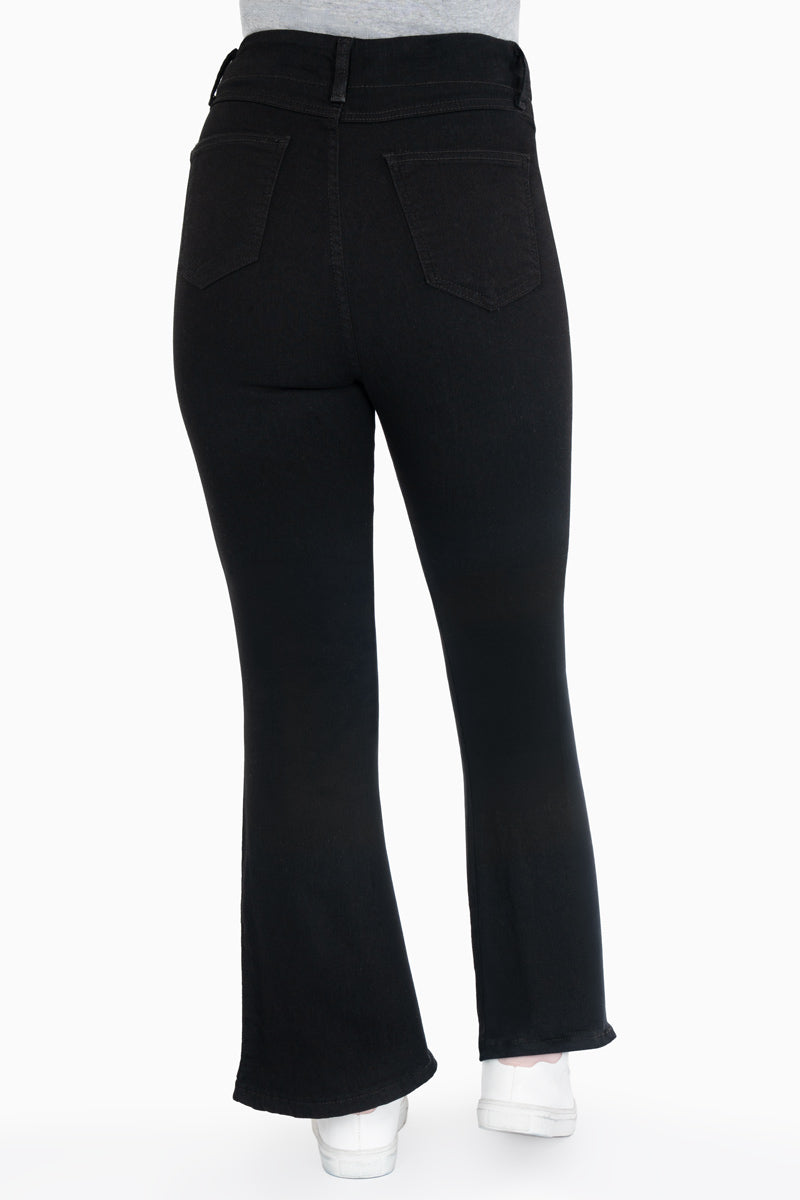 Jeans tiro medio con 4 botones