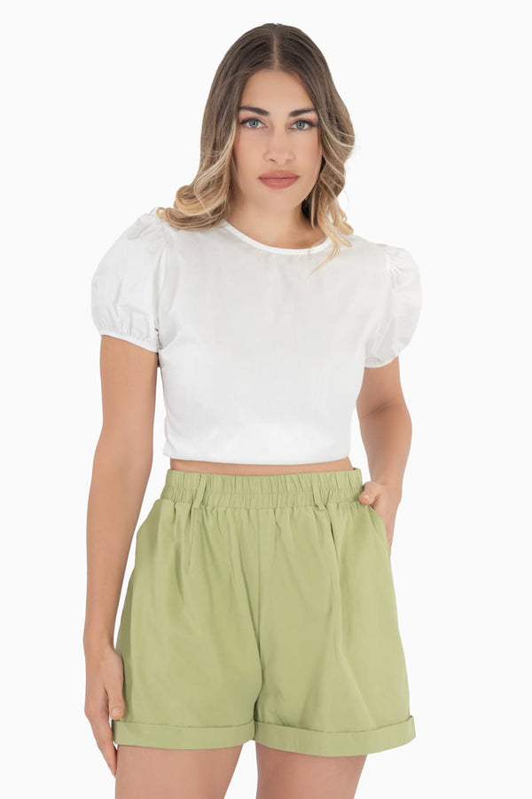 Short con valenciana y bolsas