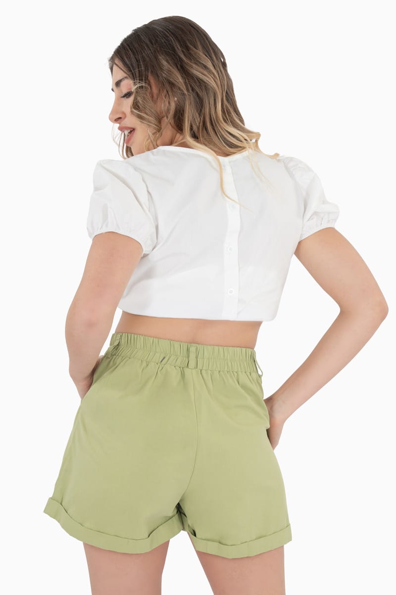 Short con valenciana y bolsas