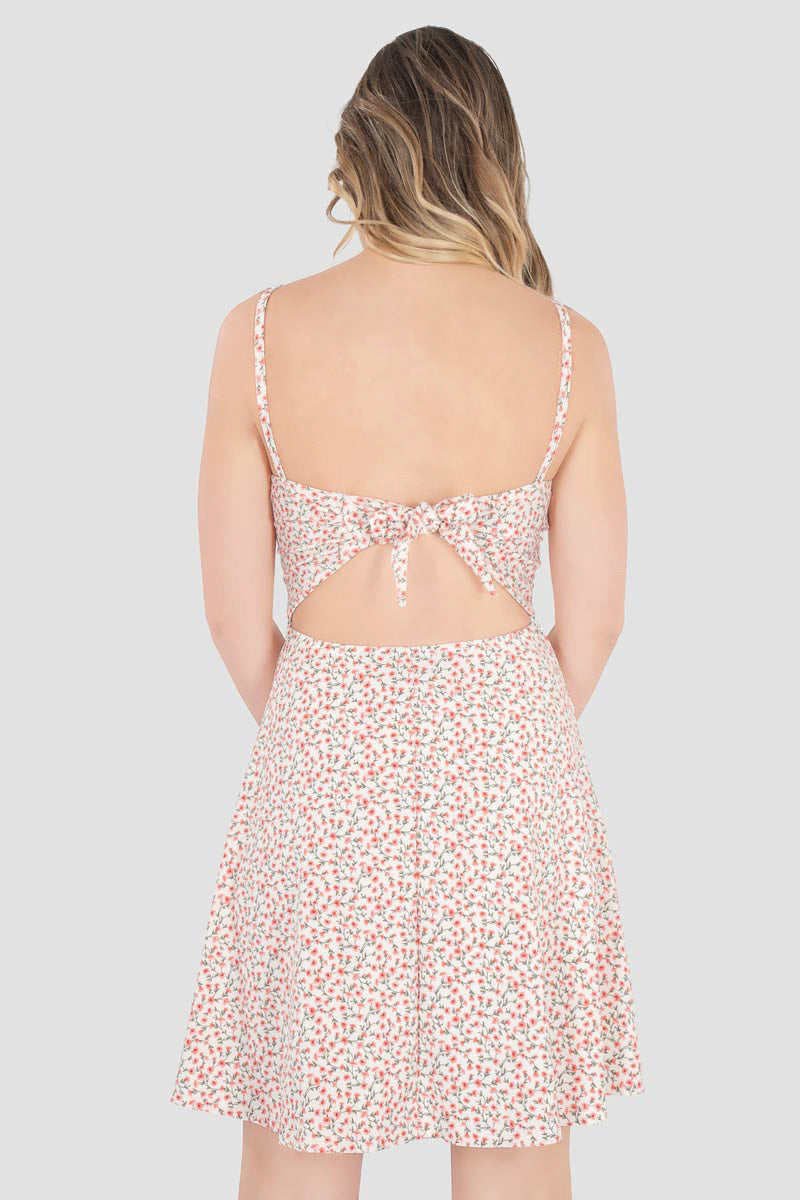 Vestido de tirantes con amarre en espalda